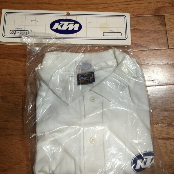 KTM Polo Shirt Medium Vintage 1989 - Picture 6 of 6
